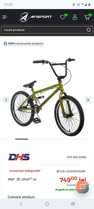 Vand bicicleta DHS Jumper