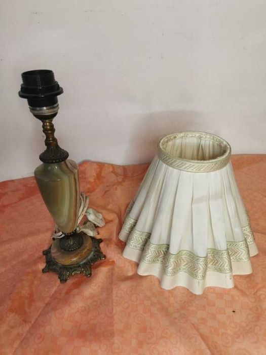 Veioza bronz cu onix