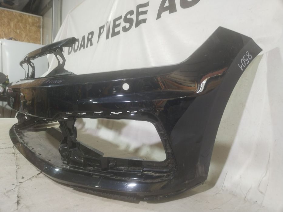 Bara fata VW Polo GTI, R-Line, 2017, 2018, 2019, 2020, 2021, cod origine OE 2G0807221J, cu gauri pentru senzori de parcare (4).