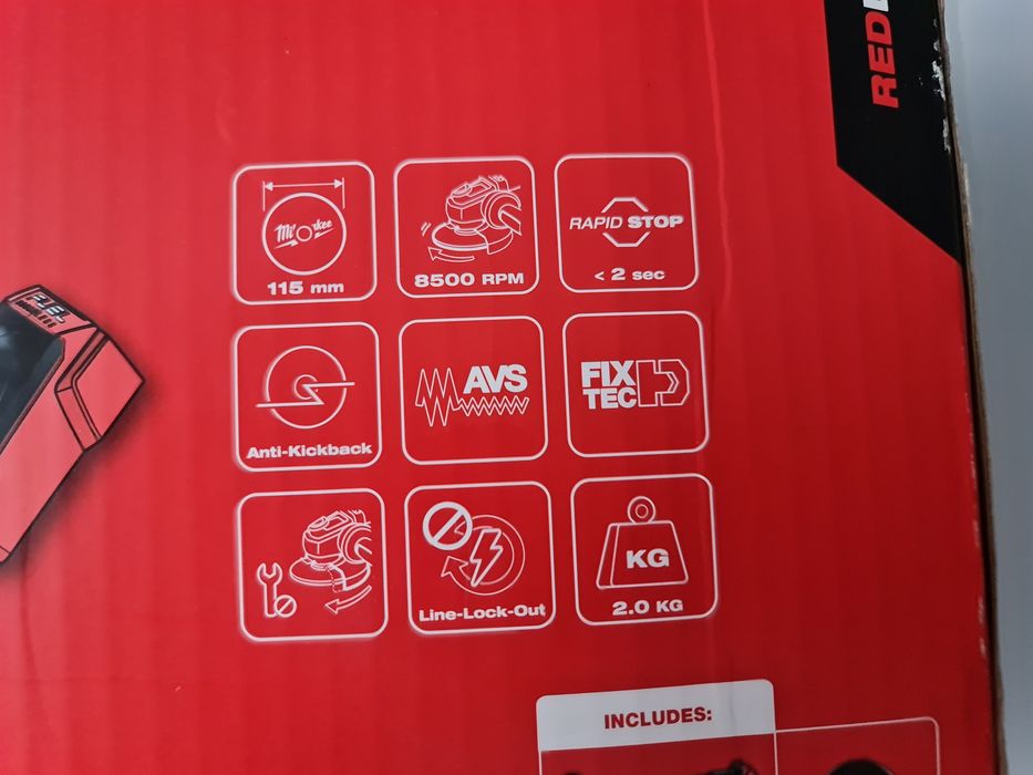 Milwaukee M18 FSAG115XB ъглошлайф