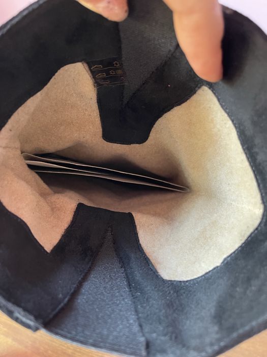 Cizme peste genunchi Anna Cori Camoscio Negru