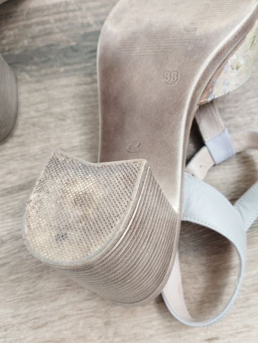 Дамски сандали, естествена кожа, размер 38