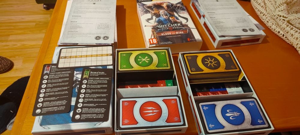 Gwent карти ,4 тестета.