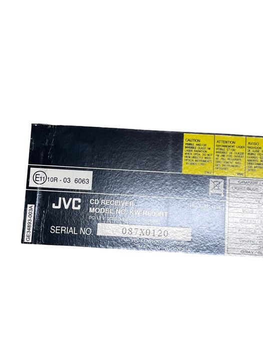 Radio Cd Volkswagen Golf Iv 1J1 1997 - 2007 Kw-R6000Bt