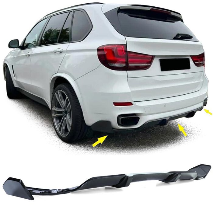 Pachet prelungiri bara fata praguri difuzor   BMW F15 X5  sau X6 F16