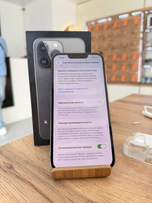 iPhone 13 Pro•128GB/73%Graphite Айфон 13 Про•128Гб/73%Графит