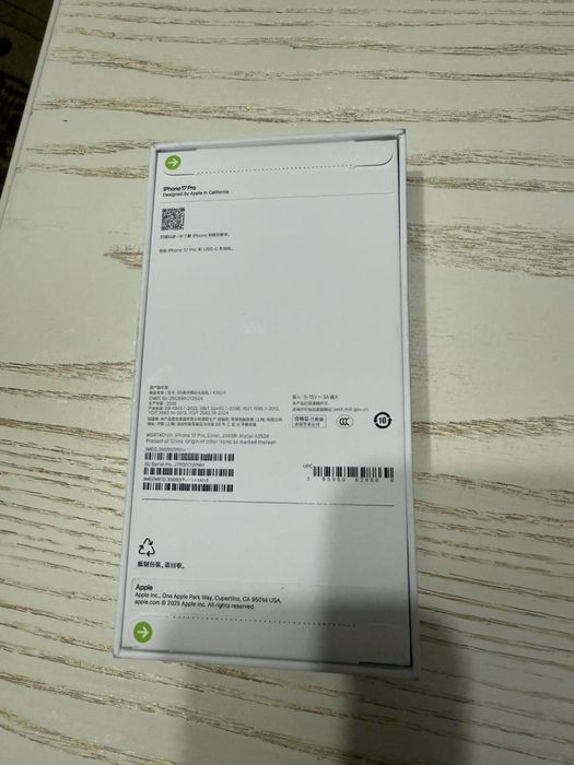 17 Pro Cha region Dual sim
