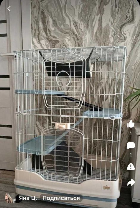 Продам клетку для шиншилл