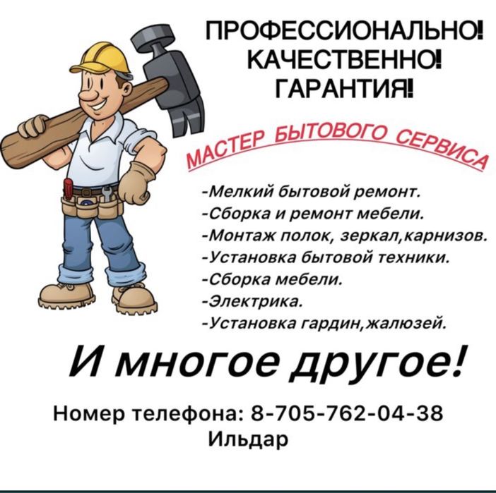 Мастер бытового сервиса