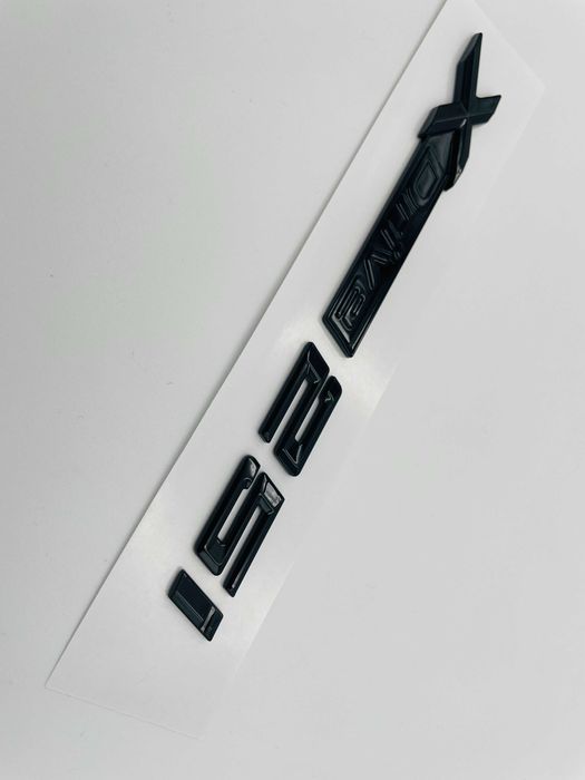 Emblema compatibila BMW x-drive 25i negru