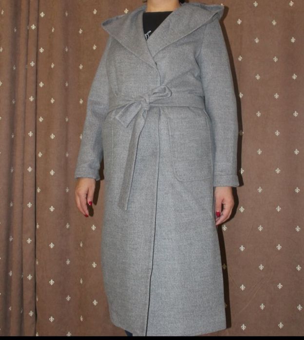 Серое пальто турецкое