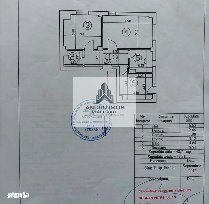 Apartament 2 camere cu curte Popesti Leordeni