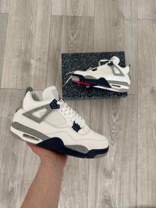 Air Jordan 4 White Cement model Iconic calitate premium marimea 42