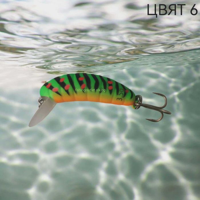 Микро воблери Okinwa - ларва на восъчен молец (КАМОЛА) - 3.5гр / 40мм