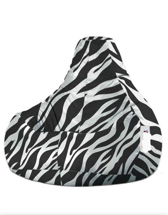 Барбарон пуф круша ХL с цветен печатни( празни калъфи)