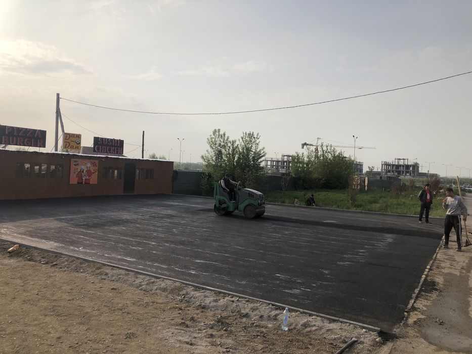 Асфальтирование. Укладка асфальта…