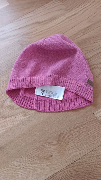 H&M детска, розова шапка 86/92, разтеглива