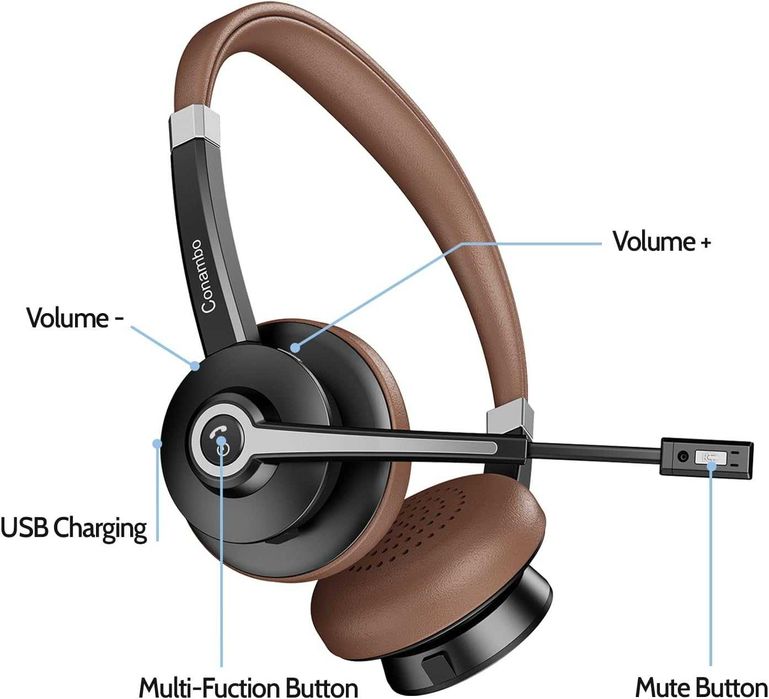 Conambo JBT700 безжичниBluetooth слушалки с микрофон DSP шумопотискане