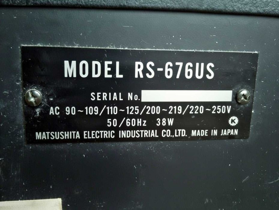 Technics RS-676.Винтаж 1974год