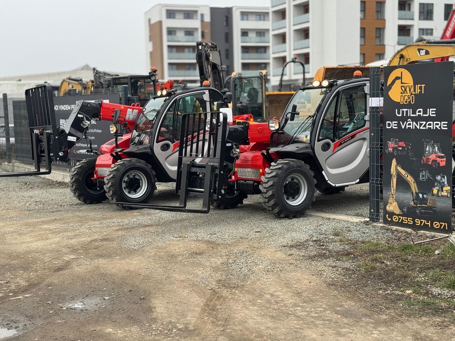 Manitou incarcator telescopic  MT 625 an 2026  nou putere ridicare 2500kg la 6metri