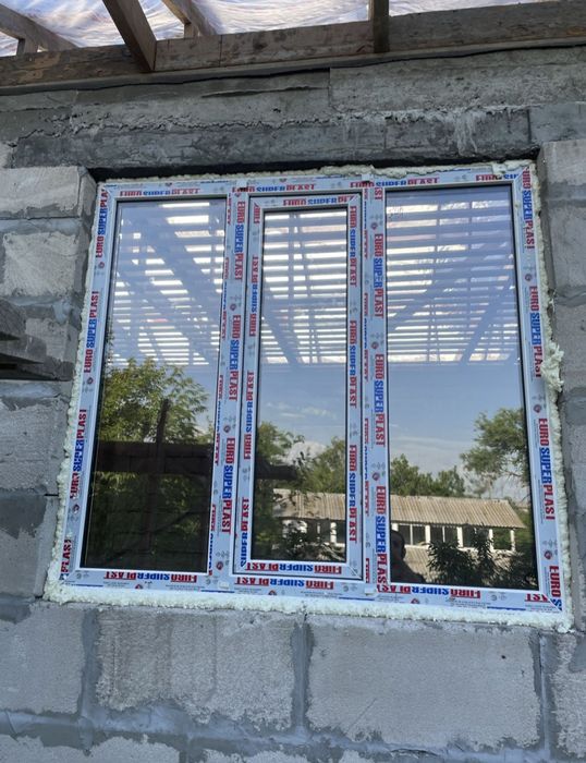 Пластик окна двер балкон витраж