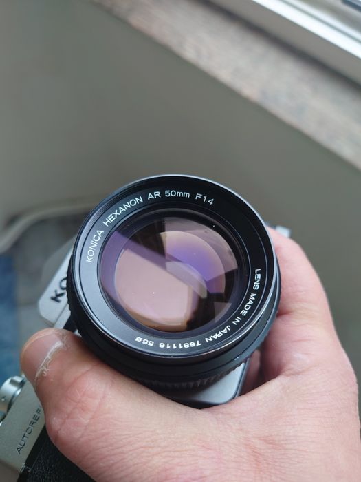 Obiectiv Konica  Hexanon AR 50mm f1,4