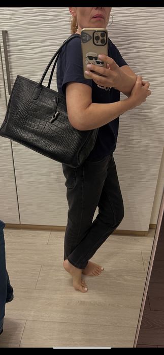 Geanta piele Longchamp