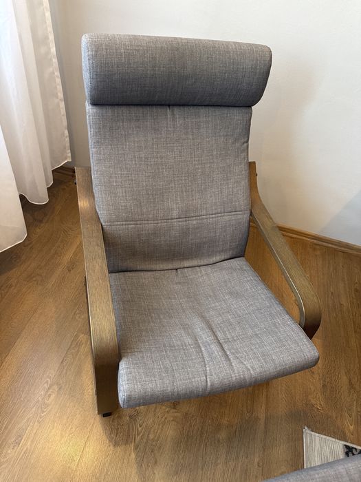 Set Fotoliu + taburet  POANG IKEA