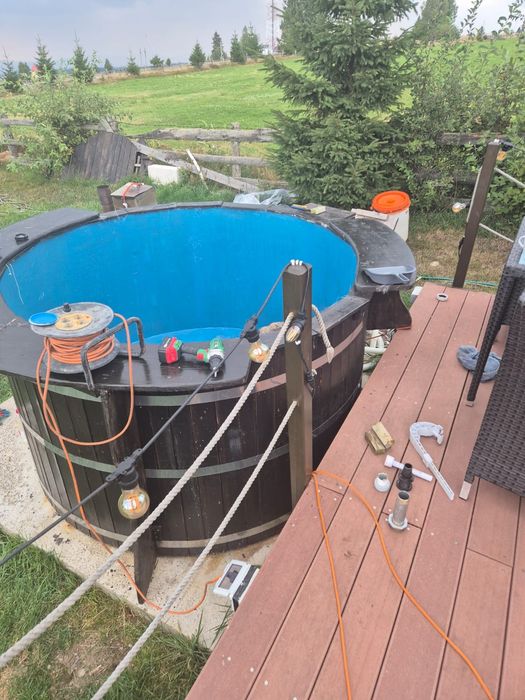 Ciubăr din lemn - reparații și recondiționari cu fibră de sticlă