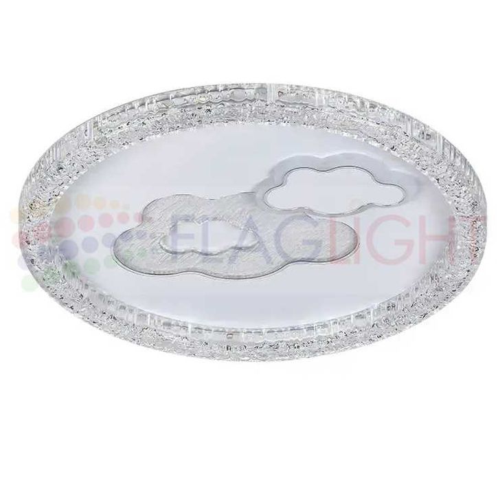 LED Плафон за Детска стая ОБЛАЧЕ Ф48 40W с избор на цветна температура