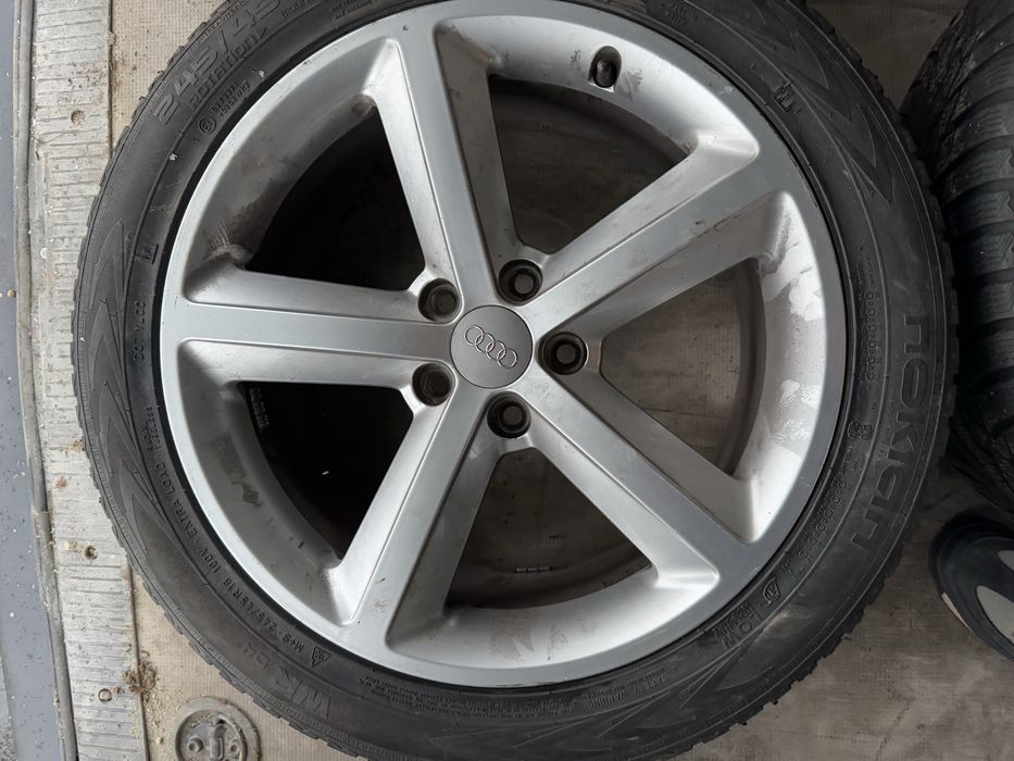 Jante Audi S line A4/A5/A6, skoda,Vw cu anvelope de vara continental!
