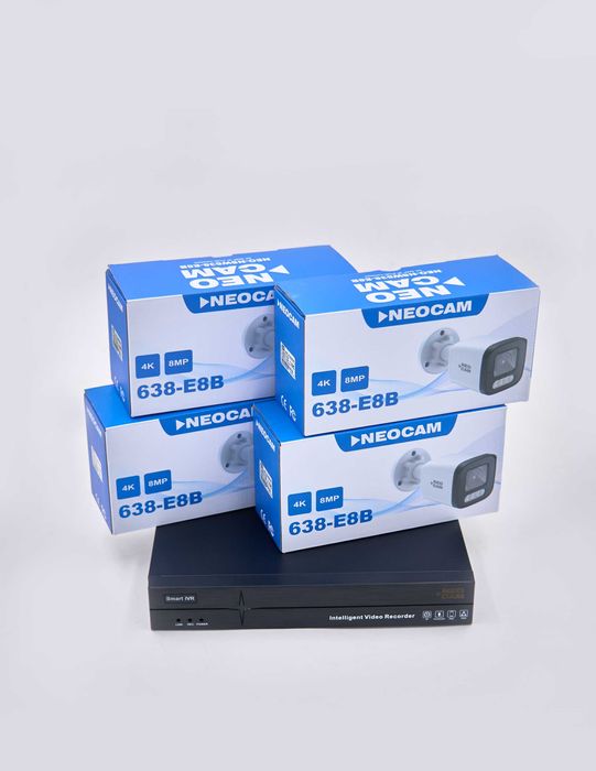 IP Камера видеонаблюдение 4шт 8МП от NEOCAM