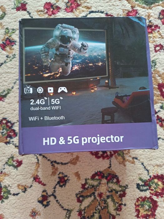 Продам HD & 5G Projector — 35 000 ₸
Домашний проектор с поддержкой Wi-
