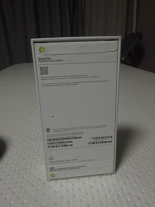 Iphone 17 pro 256 синий новый