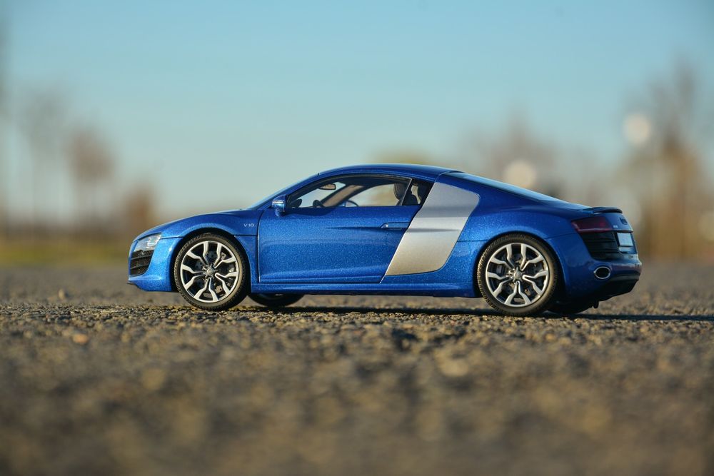 Macheta auto 1/18 Kyosho , Audi R8 . Nu autoart