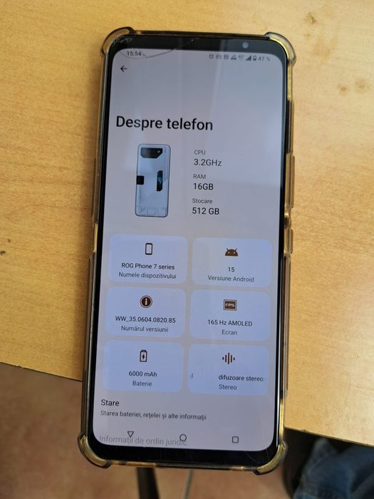 Vând asus rog phone 7 ultimate full box