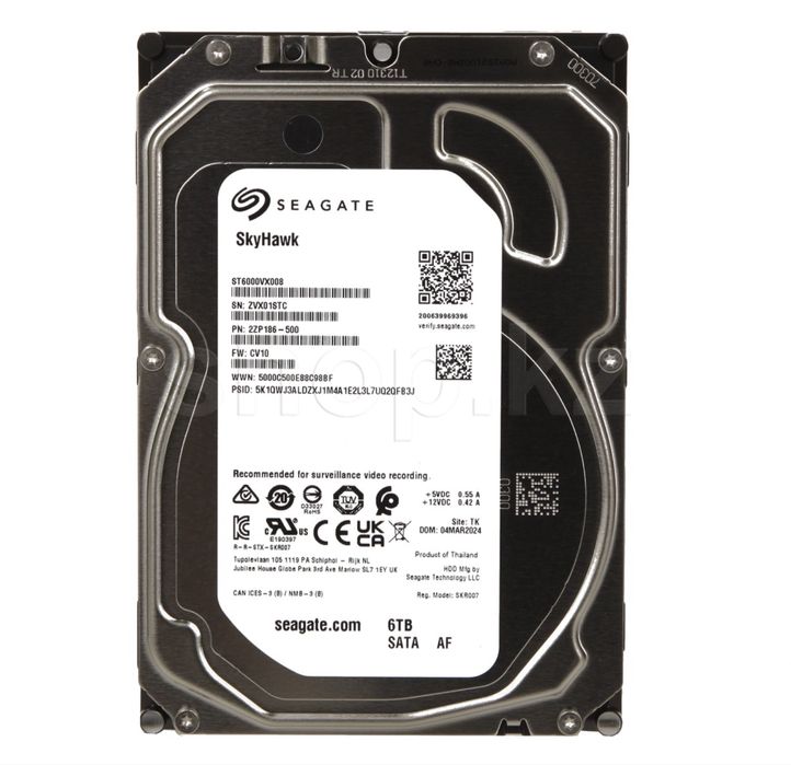 Жесткий диск 6tb seagate skyhawk