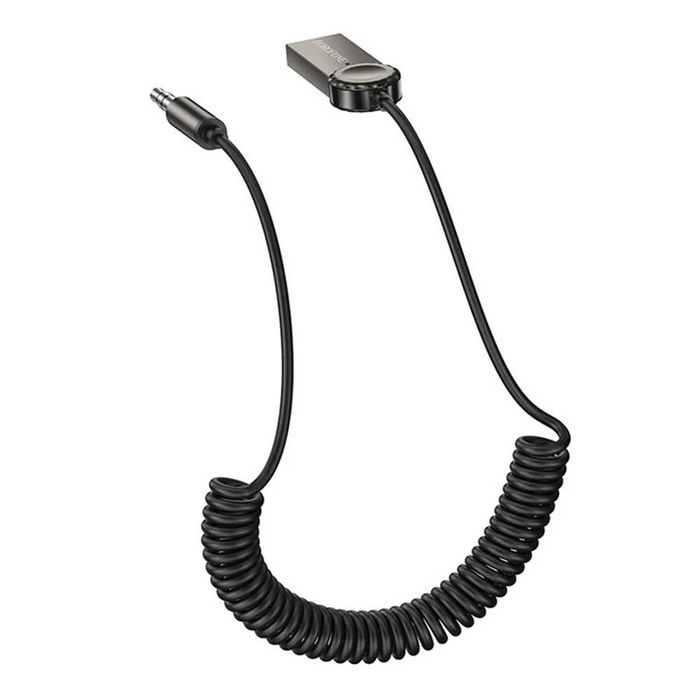 Cablu Audio Adaptor Bluetooth 5.0 Jack 3.5mm Borofone Metal Gray