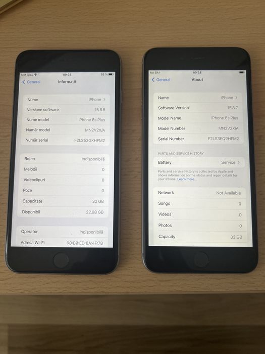 iPhone 6s Plus – Funcțional, liber de rețea, stare bună