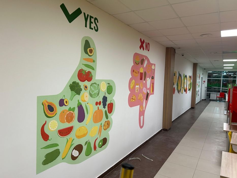 Настенным принт картины, роспись стен