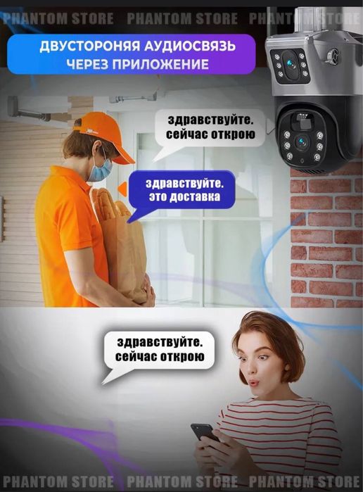 Видеонаблюдении камера