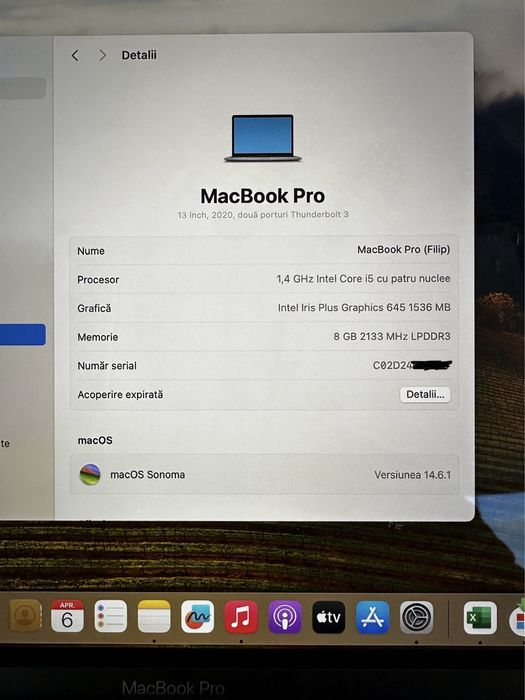 Macbook Pro 2020