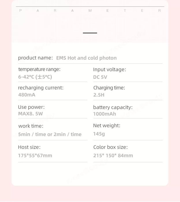 Уред с EMS 6 в 1 , Крио терапии, RF, радиочестотен лифтинг, бръчки