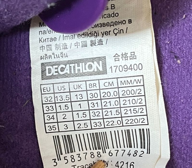 Role Dechatlon ne 32-35 fete