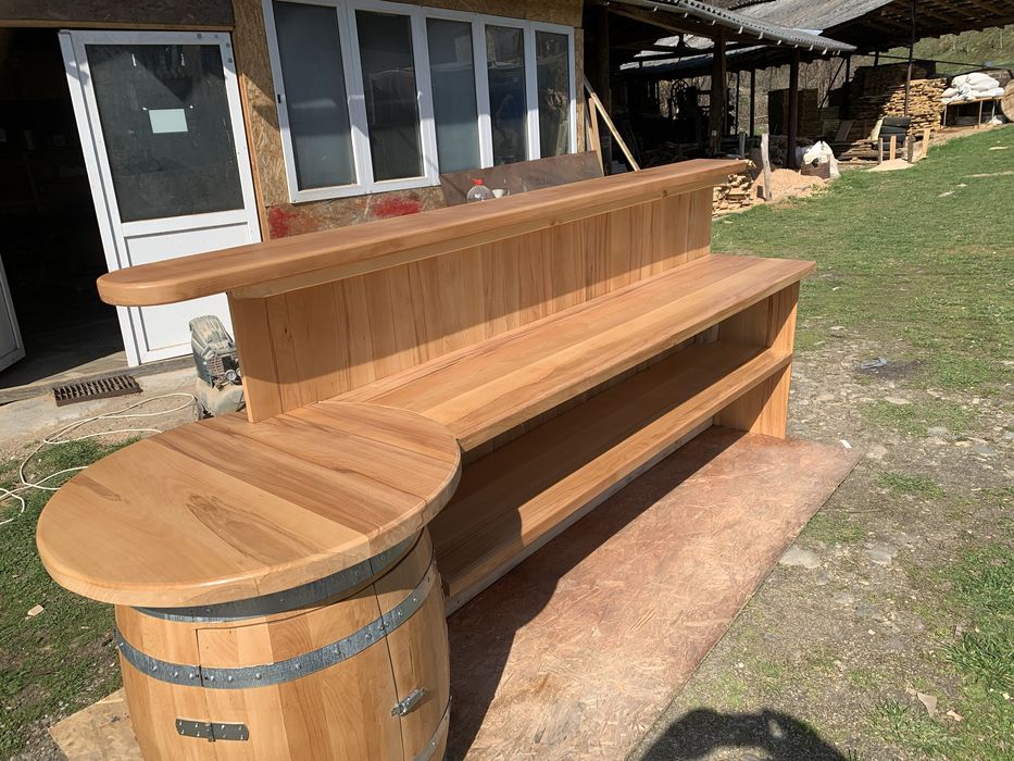 Baruri rustice din lemn masiv