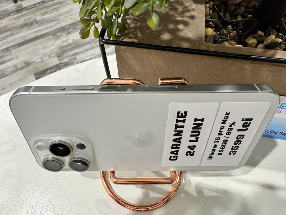 iPhone 15 Pro Max 256Gb 89% - Din magazin,cu garantie!