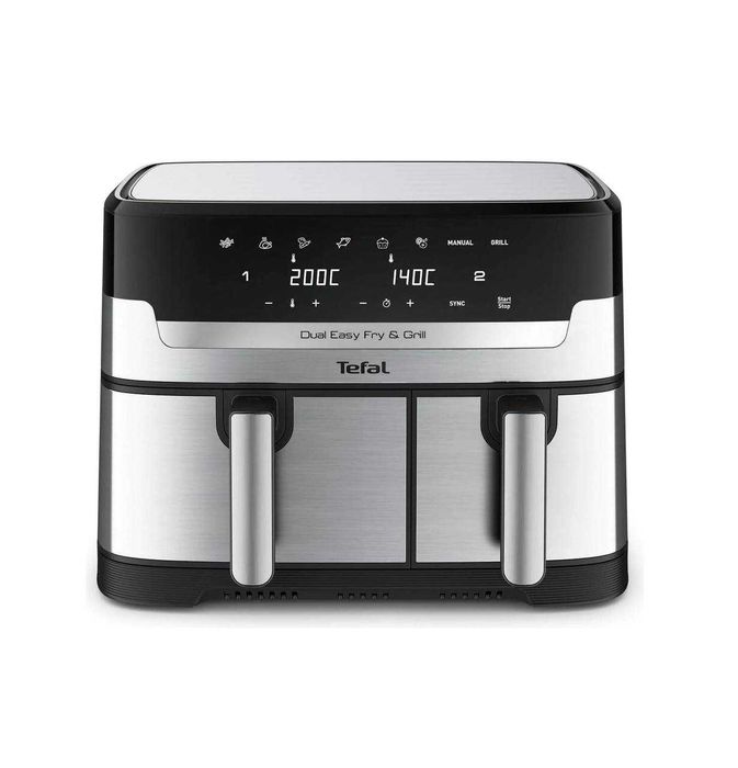 Air Fryer Аэрогриль Tefal 8.3L позволяет готовить 2 разных блюда сразу