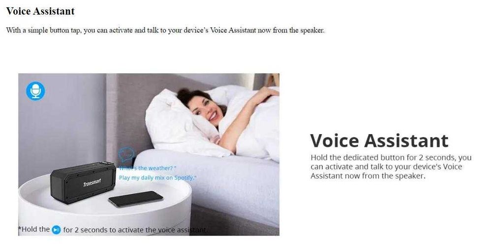 SoundPulse™ Kолона Tronsmart Force+ 40W 3D BASS Гласов Контрол TWS NFC