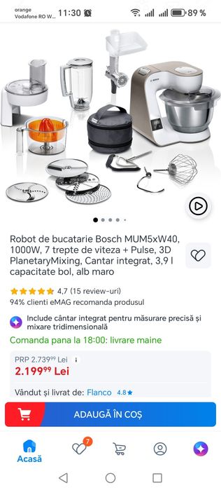 Robot bucătărie Bosch mum5xw40