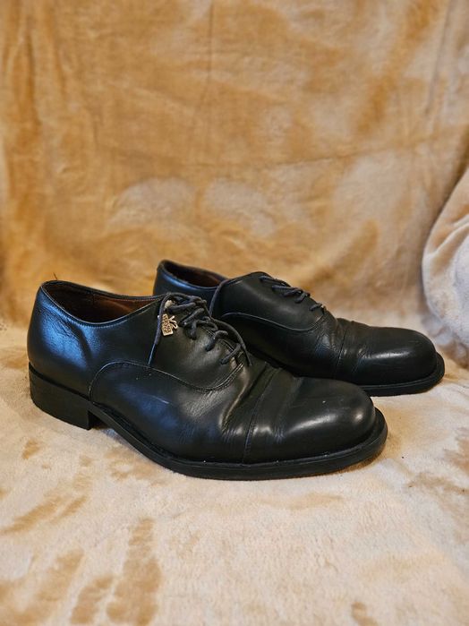 Pantofi piele originali Versace V2 - 42 27 cm